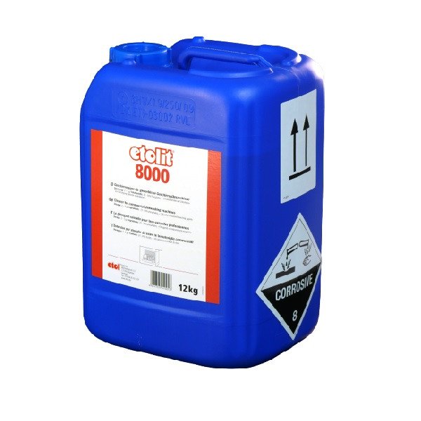 8000 fertőtlenítő hatású gépi mosogatószer 12 kg Etolit