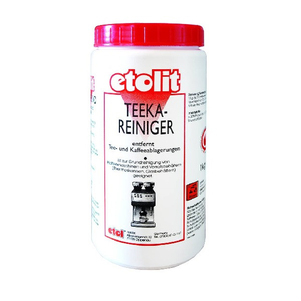 Teekareiniger kávégépek, kannák, tárolóedények tisztítására 1 kg Etolit