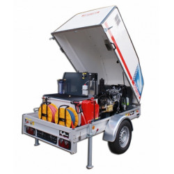 Oertzen D300 H dieselmotoros melegvizes mosó